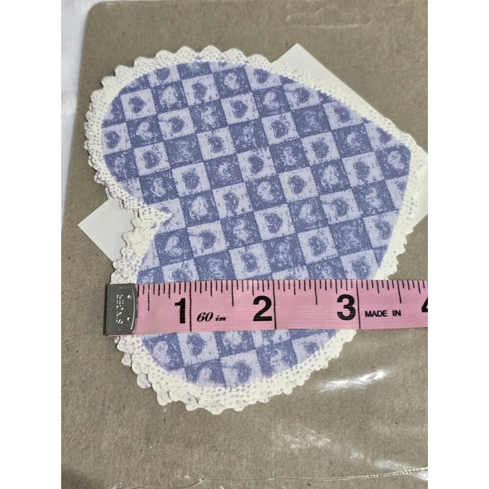 Vintage Cottagecore Blue Heart Wallpaper Cut Outs 2 New Decor FX Packages Canada